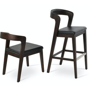 Bar Stool Gems Kitchen & Dining Room Chairs Seat H 18.5" - H 29" W 22" D 18.5" Barclay Modern Dining Chair