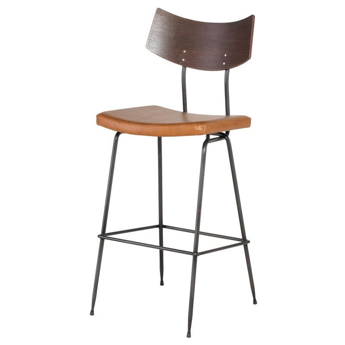 Nuevo Counter Stools Caramel Leather / Bar Height Nuevo Soli Bar and Counter Stool