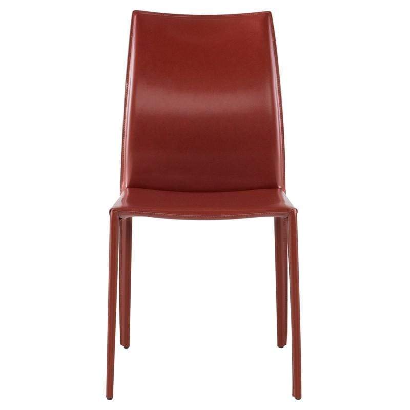 Nuevo Dining Chairs Bordeaux Nuevo Sienna Leather Dining Chair