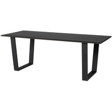 Nuevo oblong table Medium / Matte black Linea Dining Table