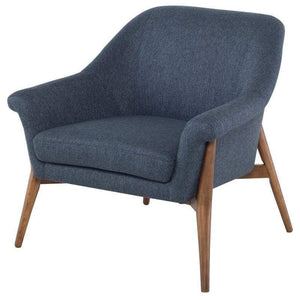 Nuevo Occasional Chair Denim Tweed Nuevo Charlize Occasional Chair