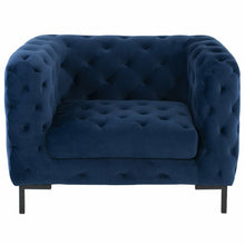 Nuevo Occasional Chair Petrol Blue Nuevo Tufty Occasional Accent Chair